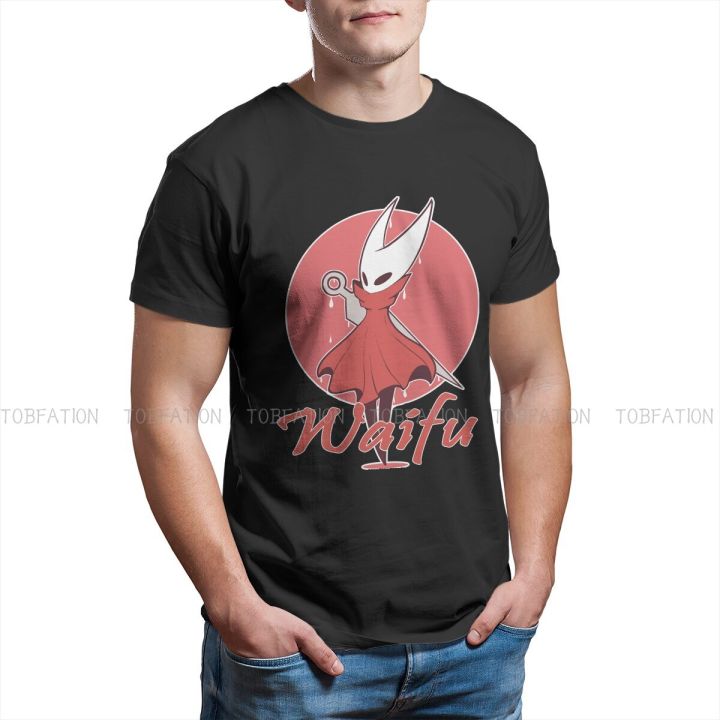 wasp-waifu-o-collar-tshirt-hollow-knight-game-fabric-basic-t-shirt-mens-clothes-fashion-byk-hot-sale-100-cotton-gildan