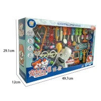 【Ready】? New childrens simulation doctor play house dog dentist toy tooth extraction care pet dentist set gift