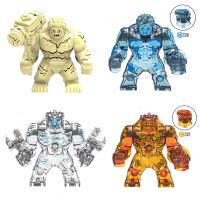 【CW】 Big Venom Decool Thanos Large Anti Riot Carnage Green Lantern Hulk Buster Goblin Thing Building Block Figures Toy For children