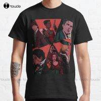 Six Of Crows Illustration (Textured) Classic T-Shirt Anime Shirts For Men Funny Art Streetwear Cartoon Tee Custom Gift Xs-5Xl