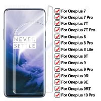 9d ฟิล์มไฮโดรเจลแบบบางพิเศษสำหรับ Oneplus 7 7T 8 9rt 10ตัวป้องกันแบบนิ่มไลท์ Oneplus Pro 5 6T 9หน้าจอ8T 9e 6 5T 9r