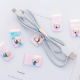5pcs Transparent Laser Cable Winder Earphone Data Line Mouse Keyboard Cable Cord Organizer Holder Winder for Phone Accessory