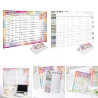 2024 Wall Hanging Calendar Yearly Planner Sheet Memo Pad To Do List Agenda Schedule Check List Home