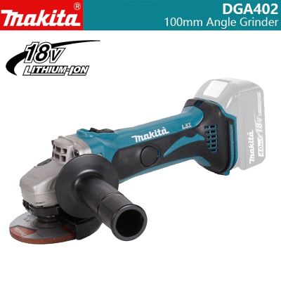 Makita เครื่องตัด DGA402ลิเธียมไอออน18V LXT เครื่องขัดมุมไร้สาย Gerinda Elektrik มัลติฟังก์ชั่นเครื่องมือไฟฟ้า