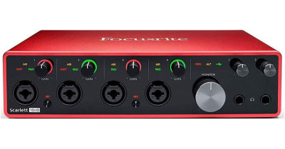 Focusrite Scarlett 18i8 3rd Gen USB Audio Interface, for Producers, Musicians, Bands, Content Creators — High-Fidelity, Studio Quality Recording, and All the Software You Need to Record 18i8 (4 Mic Pres) Interface