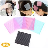 6Pcs Set Ladies Korean Magic Hair Sticker Pad / INS Popular Women Hair Accessories / Girls Useful Makeup Tool Hair Holder / Wash Face Bath Hair Clips