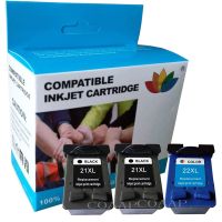 Refilled Ink Cartridge for HP 21 hp21 hp22 DESKJET F335 F340 F370 F380 F4100 F4140 F4172 F4180 F2120 F2128 F2140 F2185 Printer Ink Cartridges