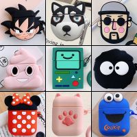 Cartoon Fruit cute Headset case For Apple Airpods 1 2 Wireless Bluetooth Earphone Silicone soft Box For Airpods Protective Cover