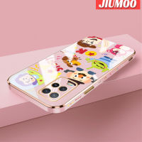 JIUMOO เคสสำหรับ Realme C12 C25s C25 Narzo 20 Narzo 30A 50A การ์ตูนทอยสตอรี่ลวดลายใหม่ทำจากซิลิก้าเจลกันกระแทกเคสมือถือฝาครอบป้องกันเลนส์กล้องถ่ายรูปรวมทุกอย่าง