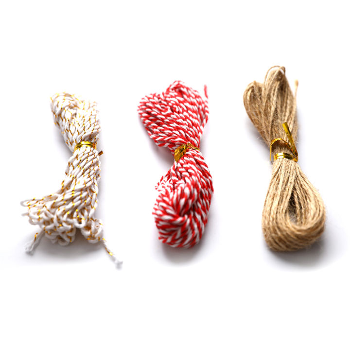 rayua-10m-twine-เชือกฝ้ายเชือกสำหรับตกแต่งบ้าน-handmade-christmas-tag-rope
