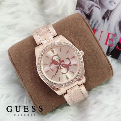 นาฬิกาข้อมือ GUESS - นาฬิกาสายเลส  - ขนาดหน้าปัด 33 mm  สินค้ามีถ่าน ผ้าเช็ค ถุงผ้าแถมให้นะคะ