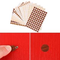 New 96Pcs/sheet 15mm Self Adhesive Decorative Films Furniture Screw Cover Caps Stickers Wood Craft Desk Cabinet Hole Ornament