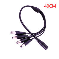 1ถึง4 DC Power 4-Port Splitter Adapter Adapter Cable CC Camera For CC Camera Cable 5.5X2.1Mm Secuirty System