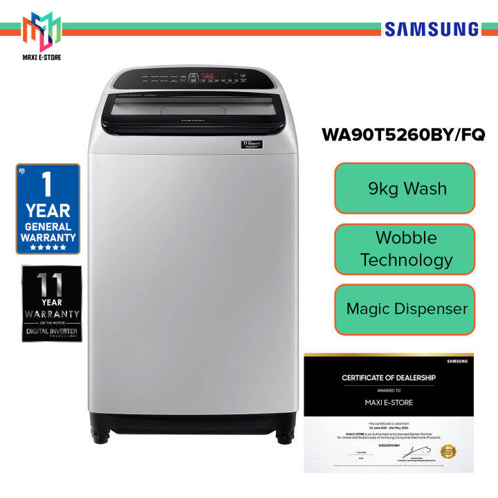 samsung washing machine wa90t5260by fq