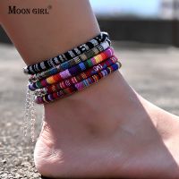 15Pcs/Lot Random Bohemian Women Ankle Bracelet for Leg Chain Thread Anklet Strap Friendship Beach Summer Jewelry Accessories