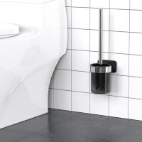 Toilet Brush and Holder Wall Mounted No Drilling Toilet Bowl Cleaner Kit for Bathroom Cleaning