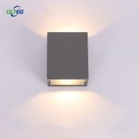 QLTEG 5W 10W Sur IP65ไฟกลางแจ้งกันน้ำติดผนัง LED ระเบียงสวนเชิงเทียนระเบียงโคมไฟผนังตกแต่งระเบียง