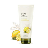 THE  FACE SHOP HERB DAY 365 MASTER BLENDING FACIAL FOAMING CLEANSER LEMON &amp; GRAPEFRUIT