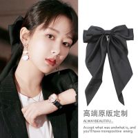 [hot]☈  Bow hairpin ribbon hair accessories Korean temperament girl top clip headdress.