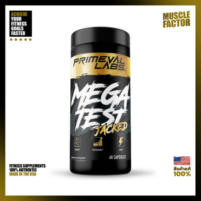 Primeval Labs Mega Test Jacked 60 Capsules , Get Jacked and Go Wild in the Gym