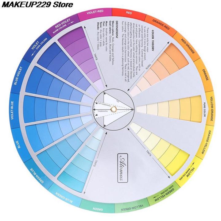 Professional Paper Card Design Color Mixing Wheel Ink Chart Guidance ...