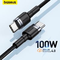 Baseus 100W USB C To USB Type C Cable USBC PD Fast Charger Cord USB-C Type-c Cable For Xiaomi mi 10 Pro Samsung S20 Macbook Pro Wall Chargers