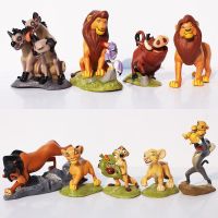 ELLISWJ โมเดลสำหรับสะสมขนาดจิ๋ว9ชิ้น Lion King เครื่องประดับตุ๊กตาโมเดล Lion King หุ่นแอ็คชั่นซิมบ้าฟิกเกอร์ของเล่น