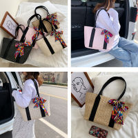 2021 New Handmade Shoulder Bag Straw Woven Bag Large Capacity Totes Bags Ladies Travel Purses And Handbags Beach Bag For Women