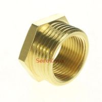 Brass Reducer 3/4 BSP Male Thread to 1/2 BSP Female Thread Reducing Bush adapter Fitting Gas Air Water Fuel