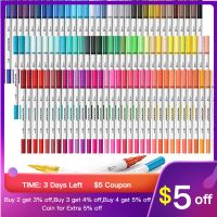 hot！【DT】 Pens Markers Colors   Coloring for Kids Adult Book Supplies