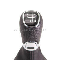 For Skoda Octavia A5 A6 MK2 2009 2010 2011 2012 2013 Car-Styling 6 Speed Gear Stick Shift Knob With Leather Boot