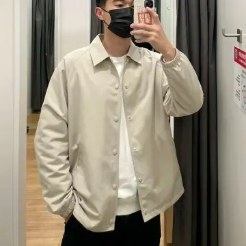 Uniqlo white 2024 jacket mens