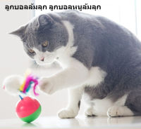 ลูกบอลล้มลุก ลูกบอลหนูล้มลุก ลูกบอลขนนกล้มลุก / ของเล่นแมว
