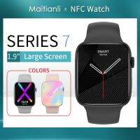 {zhiyun Watchshop}2022ผู้ชายผู้หญิงสมาร์ทดู NFC ประตูปลดล็อค Smartwatch บลูทูธโทรสร้อยข้อมือออกกำลังกายนาฬิกาที่กำหนดเองใบหน้าชาร์จไร้สาย