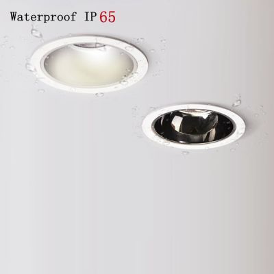 ไฟเฉพาะจุดดาวน์ไลท์ Led กันน้ำสำหรับเพดานห้องครัวไฟในร่ม220V ในฝ้าแบบวงกลม12W 15W สำหรับห้องน้ำห้องนอนโรงแรม