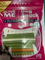 ขนมสุนัข Loveme ขนมขัดฟัน 400 gram รวม5รส พร้อมส่ง ราคาต่อ 1 ห่อ