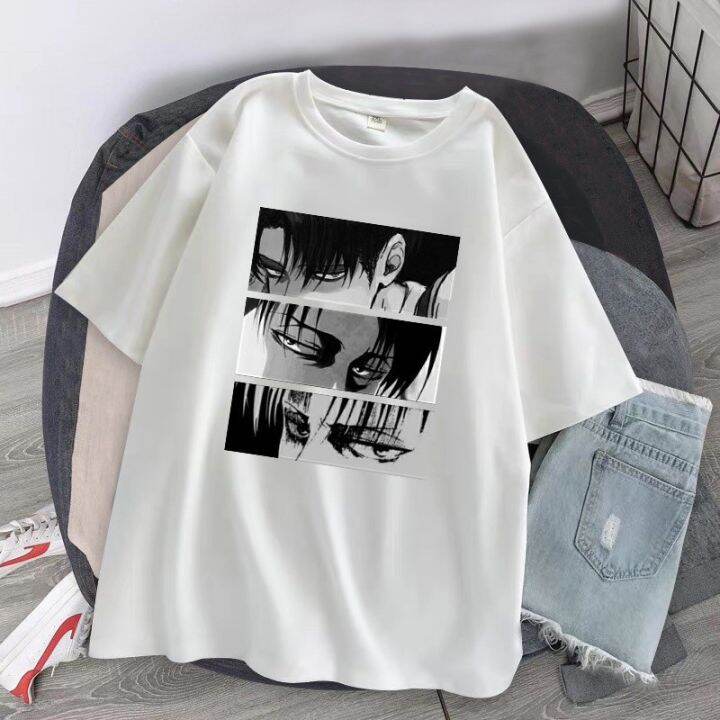เสื้อยืด-แขนสั้น-ลายการ์ตูนอะนิเมะญี่ปุ่น-โอเวอร์ไซซ์-แฟชั่นสำหรับผู้หญิง