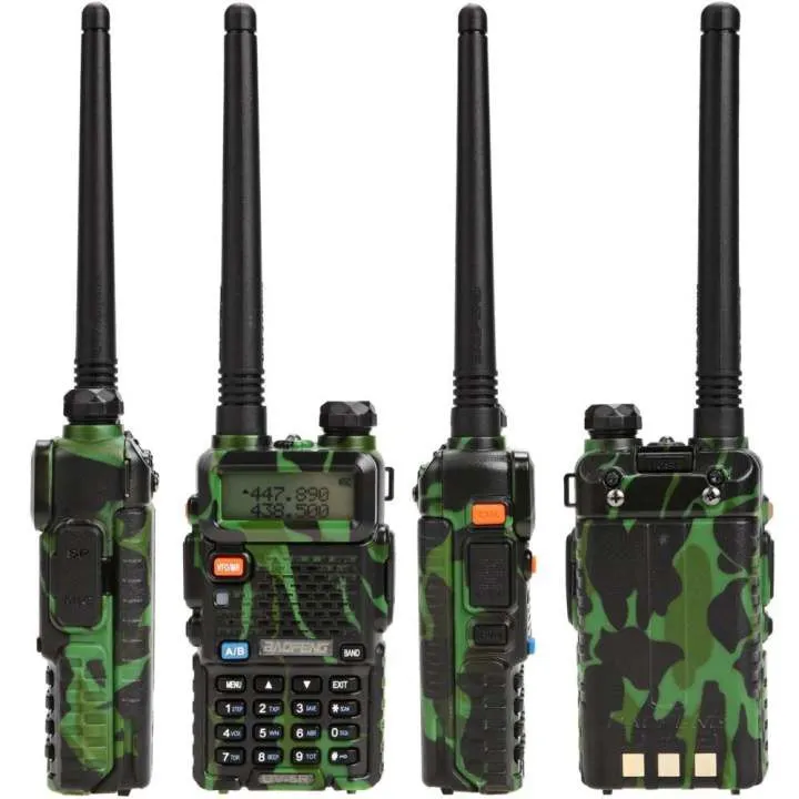 Double Wave Bi Directional Baofeng Uv 5r Vhfuhf Dual Band Two Way Radio Set Of 2 Lazada Ph