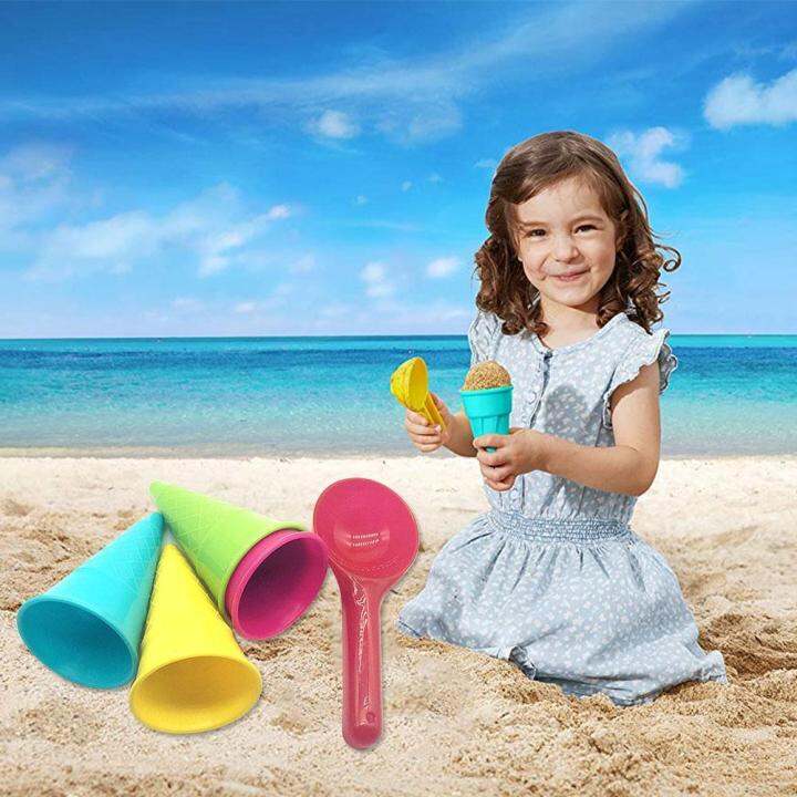 5pcs-set-beach-toys-ice-cream-cup-spoon-play-house-snow-sand-toys-outdoor-beach-b1r0