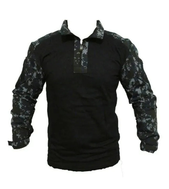 BAJU KAOS TACTICAL BDU LORENG NAVY SEAL | Lazada Indonesia