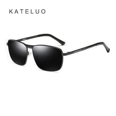 ~ [พร้อมกล่อง] Kateluo 63728 แว่นตากันแดด เลนส์โพลาไรซ์ ป้องกันรังสี UV400 แบรนด์แฟชั่น เดินทาง ขับรถ สําหรับผู้ชาย และผู้หญิง