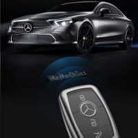 พร้อมส่ง เคสรีโมทรถ โลหะอลูมินัมอัลลอย Mercedes Benz 2021  แบบ 2 ชั้น Double-Layer Metal Aluminum Alloy Key Cover E-Class , GLA