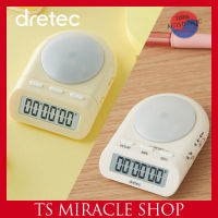 นาฬิกาจับเวลาเรียน DRETEC นาฬิกาจับเวลามีเสียง LED มินิ T-186นาฬิกา (9สี)