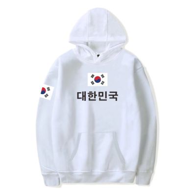 2019 ใหม่เกาหลีใต้ธงชาติ Pringitng เสื้อสวมหัว Hoodies