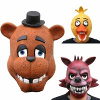 Freddy Bear Chica Bonnie Foxy Five Nights At Freddy  S หน้ากากสําหรับผู้ใหญ่