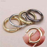 ✱▤◇ 20Pcs 20-34MM Openable Keyring Metal Spring Gate O Ring Leather Bag Belt Strap Buckle Dog Chain Snap Clasp Clip Trigger Luggage