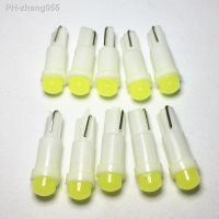 10pcs car T5 LED Ceramic Warning Indicator dashboard Instrument lamp 1 SMD Instrument Ceramic Bulb Motorcycle warning indicator