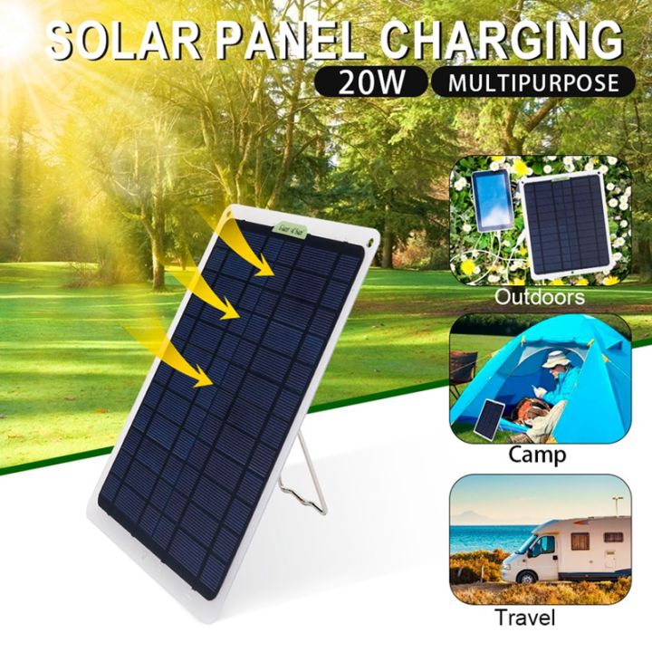 20w-solar-panel-12v-10a-battery-controller-car-charger-outdoor-battery-supply-for-vehicle-battery-with-obd-plug-lightweight-and-compact