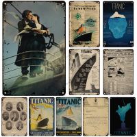 Ultra Cool Titanic โลหะโปสเตอร์ภาพยนตร์คลาสสิก Vintage ป้ายดีบุกเหมาะสำหรับ Man Cave, Cafe Wall Decor และอุตสาหกรรมสไตล์ตกแต่งบ้าน