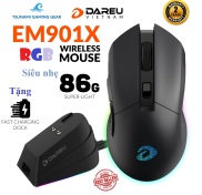 Chuột không dây Gaming DAREU EM901X RGB - SUPERLIGHT siêu nhẹ